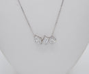 White Gold Orion Constellation Diamond Necklace