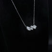 White Gold Orion Constellation Diamond Necklace