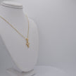 Beautiful 14k Solid Gold Real Natural Diamond Cross Pendant