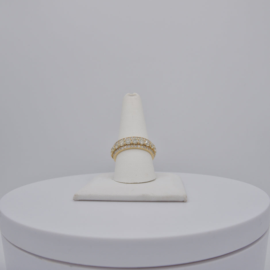Three Row Eternity Ring