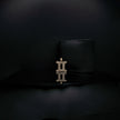 14K Yellow Gold & Natural Diamond Gemini Zodiac Sign Symbol Horoscope Pendant Charm