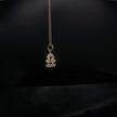 14K Yellow Gold & Natural Diamond Libra Zodiac Sign Symbol Horoscope Pendant Charm
