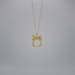 Round Ribbon Photo Pendant