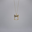 Round Ribbon Photo Pendant