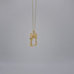 Round Ribbon Photo Pendant