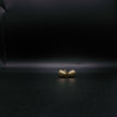 14K Solid Yellow Gold Two Hands 11mm Boxing Glove Pendant