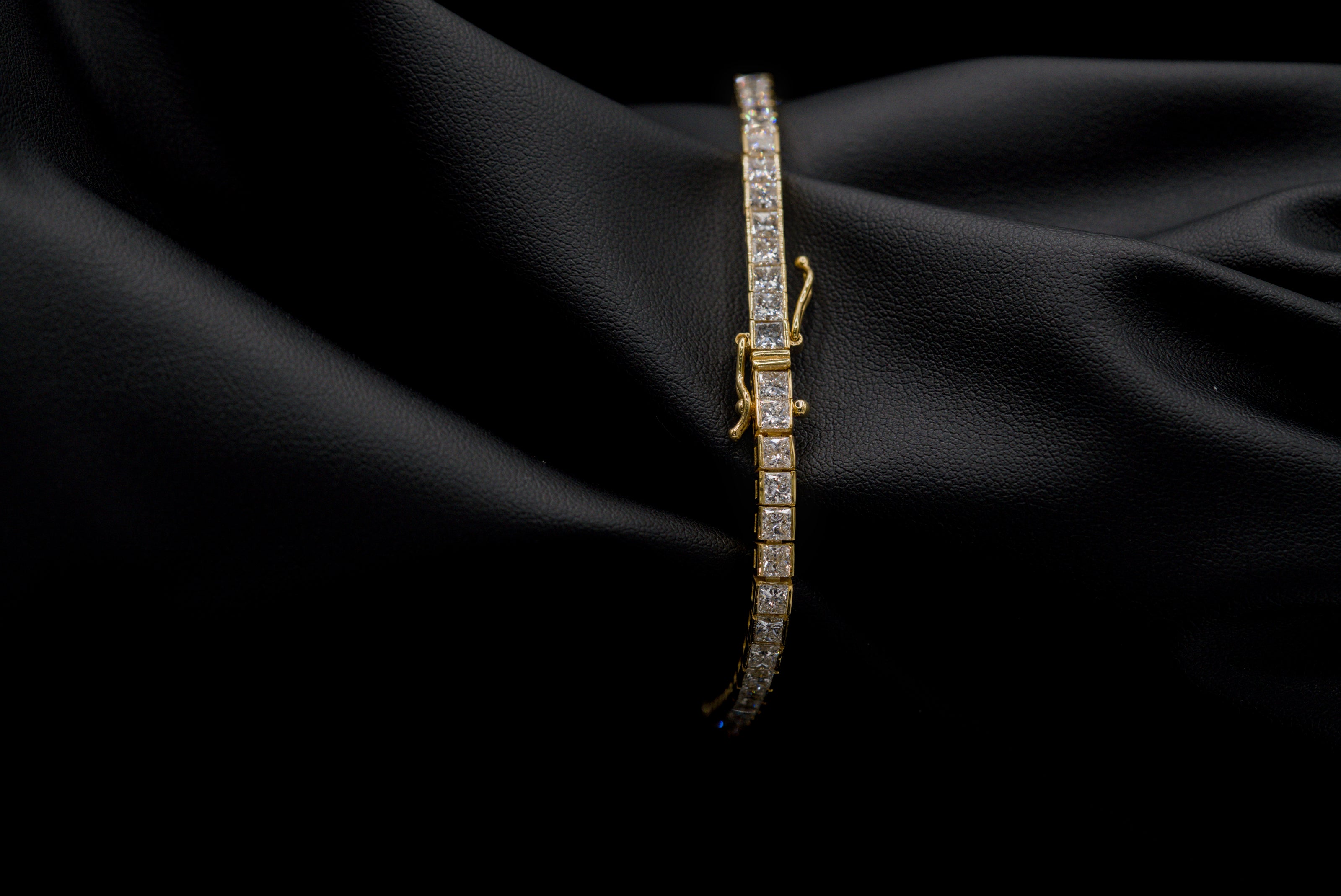 Princess Cut Diamond Tennis Bracelet