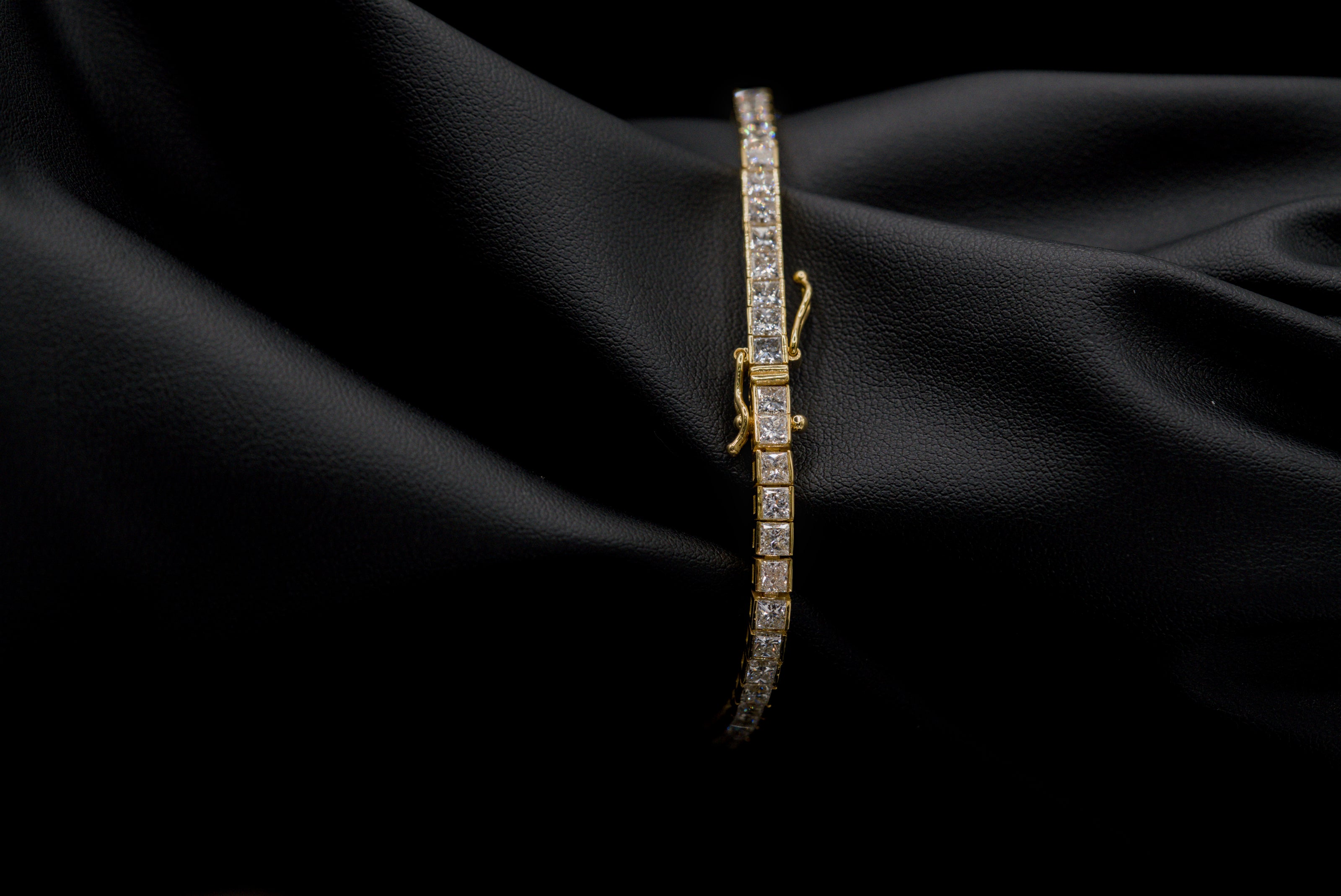 Princess Cut Diamond Tennis Bracelet