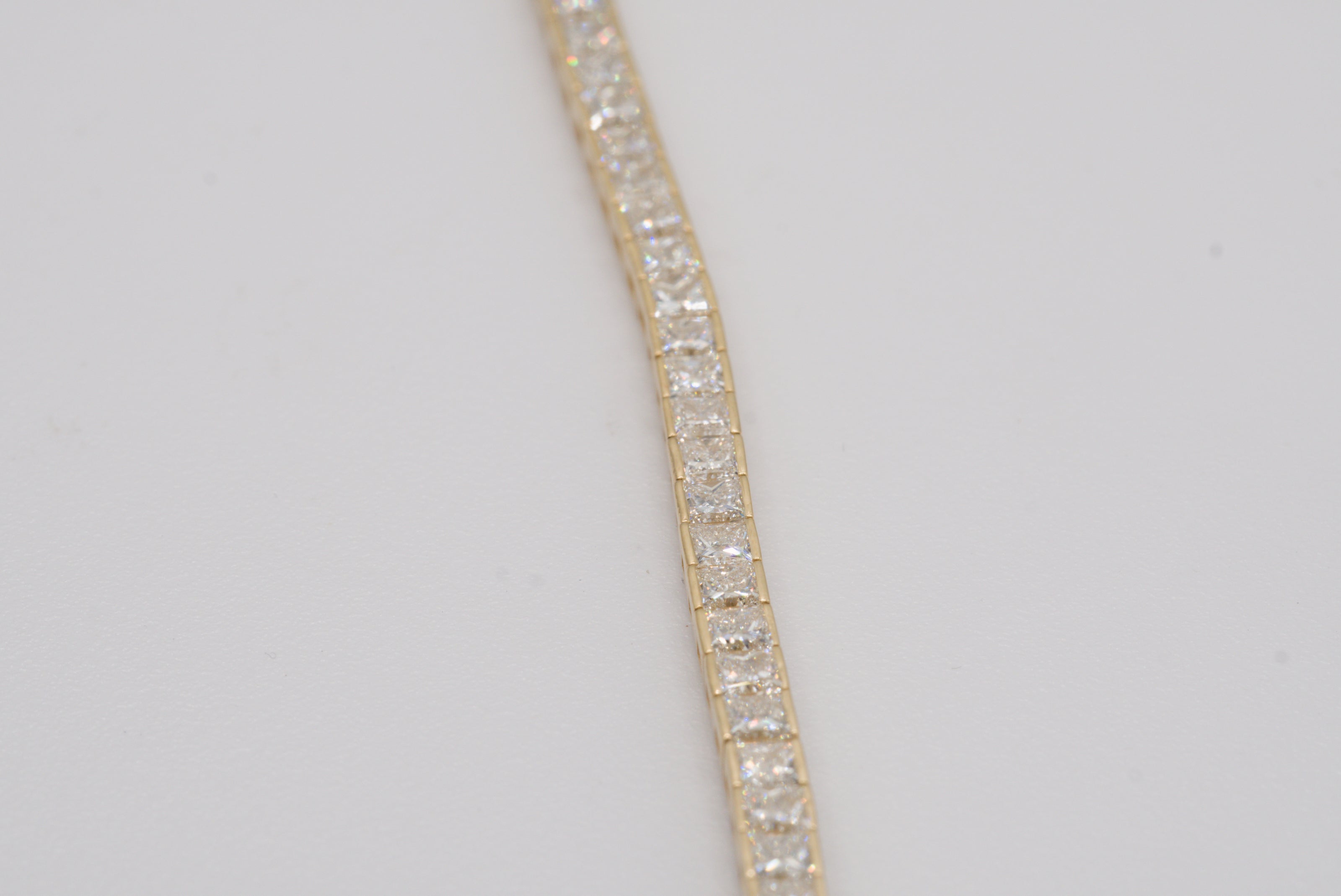 Princess Cut Diamond Tennis Bracelet