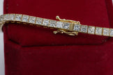 Princess Cut Diamond Tennis Bracelet