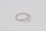 Luxe Cushion Cut Diamond Ring with Marquise Accents