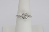 Luxe Cushion Cut Diamond Ring with Marquise Accents