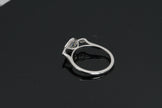 Luxe Cushion Cut Diamond Ring with Marquise Accents