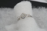 Luxe Cushion Cut Diamond Ring with Marquise Accents