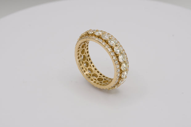 Three Row Eternity Ring