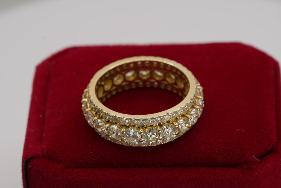 Three Row Eternity Ring