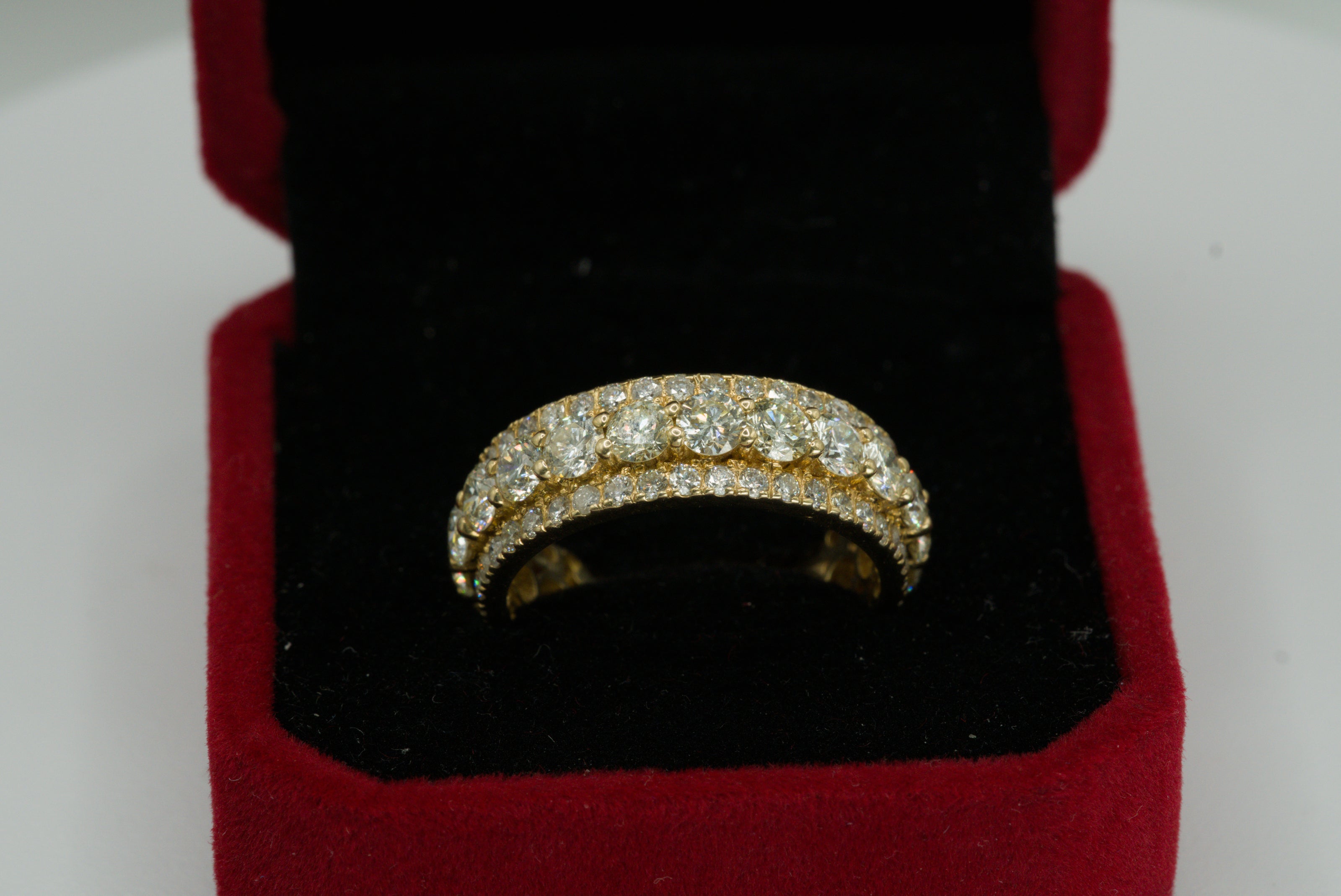 Three Row Eternity Ring