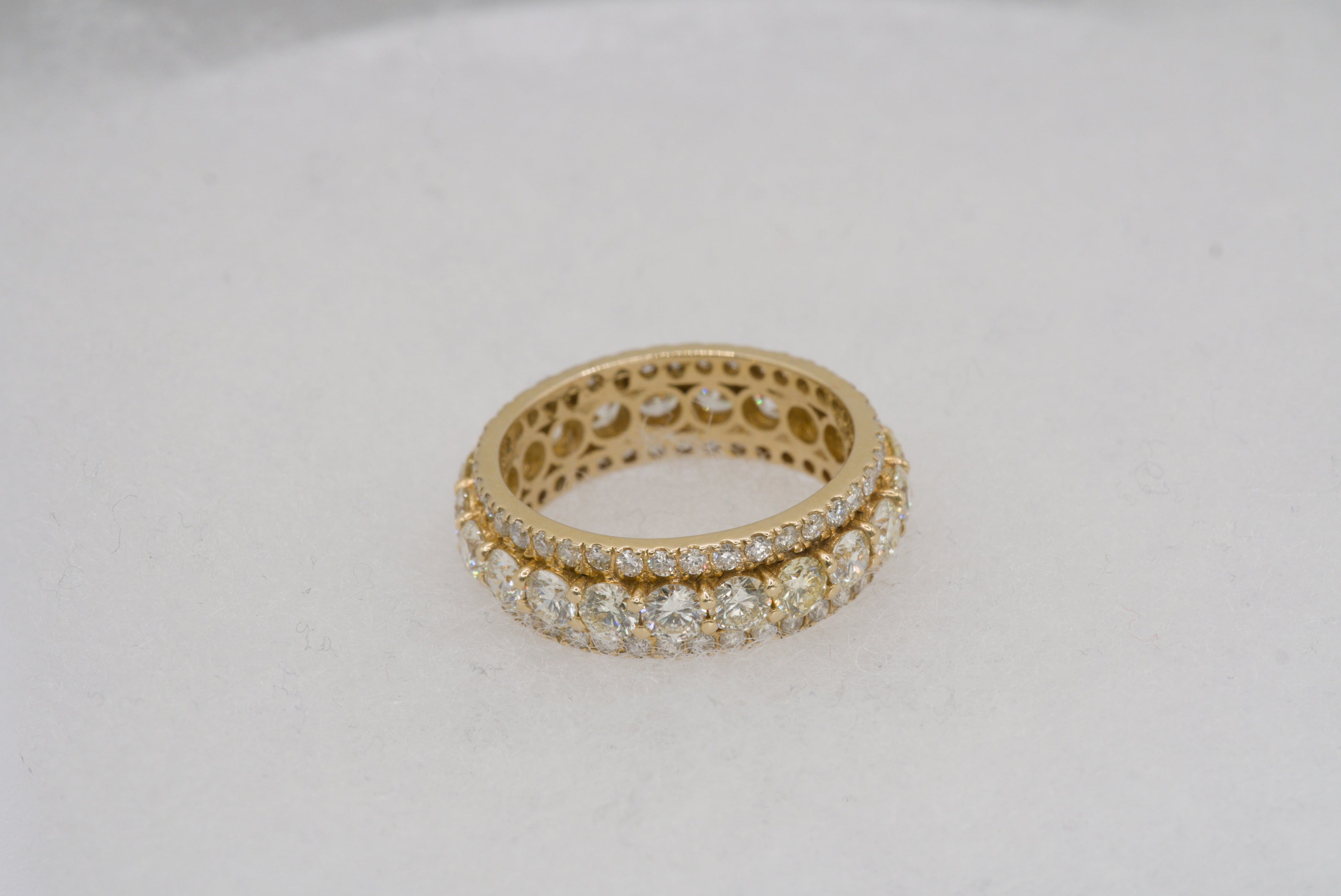 Three Row Eternity Ring