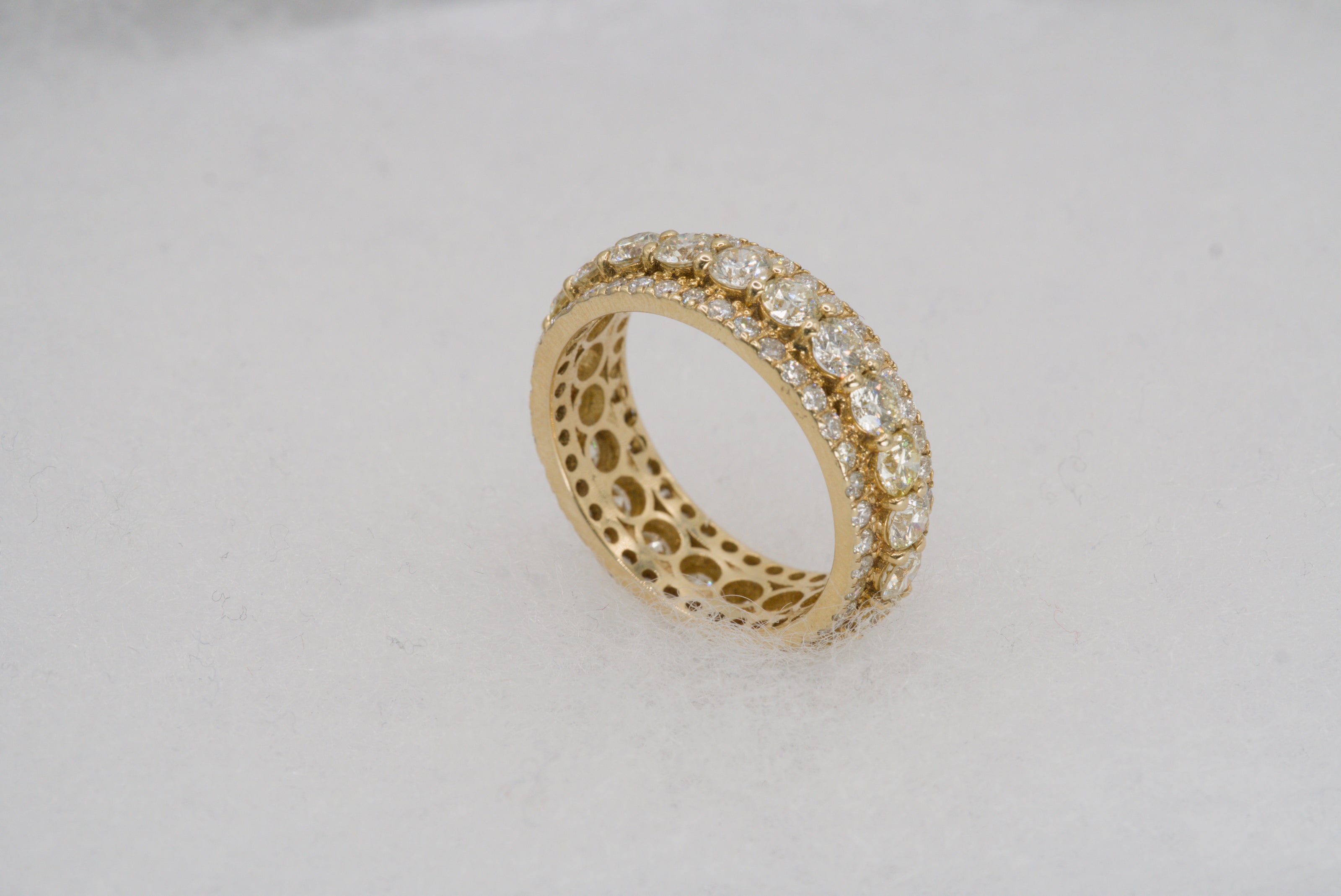 Three Row Eternity Ring
