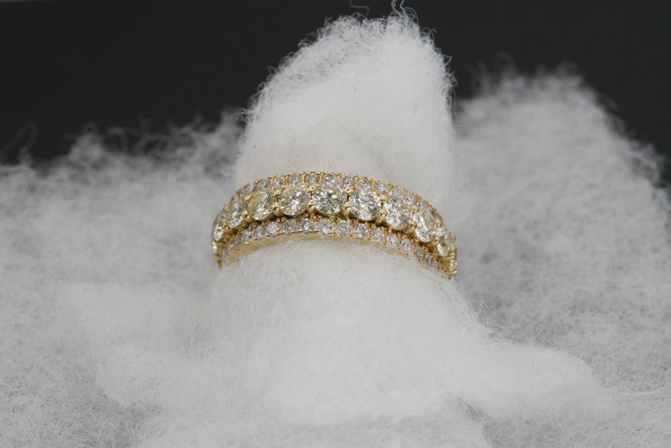 Three Row Eternity Ring