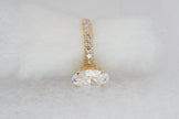 5.1ct Oval Brilliant IGI Certified Lab Diamond Solitaire Ring in 14K Yellow Gold