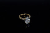 5.1ct Oval Brilliant IGI Certified Lab Diamond Solitaire Ring in 14K Yellow Gold