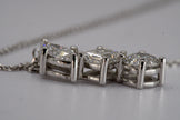 White Gold Orion Constellation Diamond Necklace