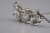 White Gold Orion Constellation Diamond Necklace