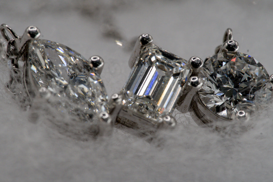 White Gold Orion Constellation Diamond Necklace