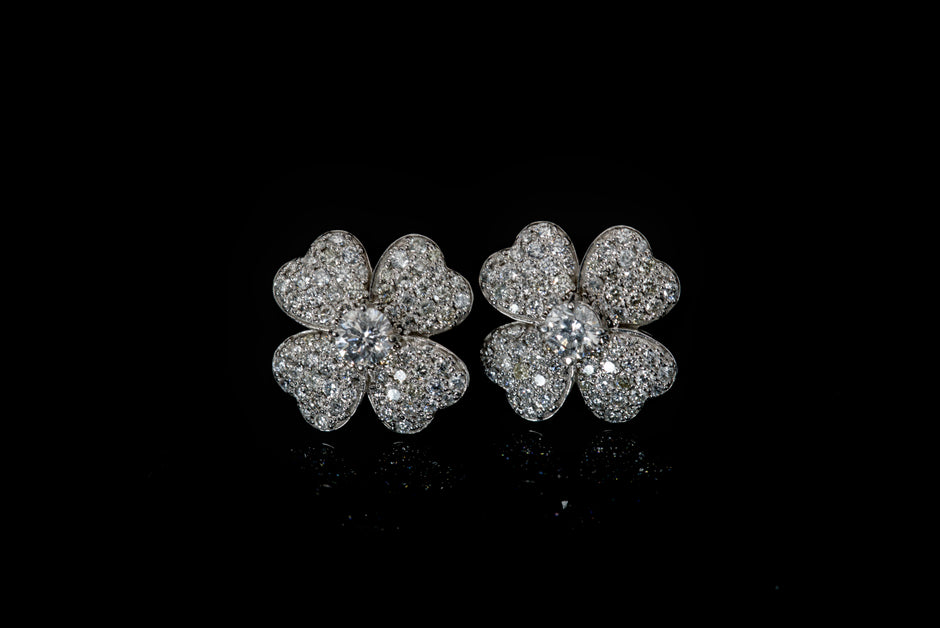 Flower Clover Earrings