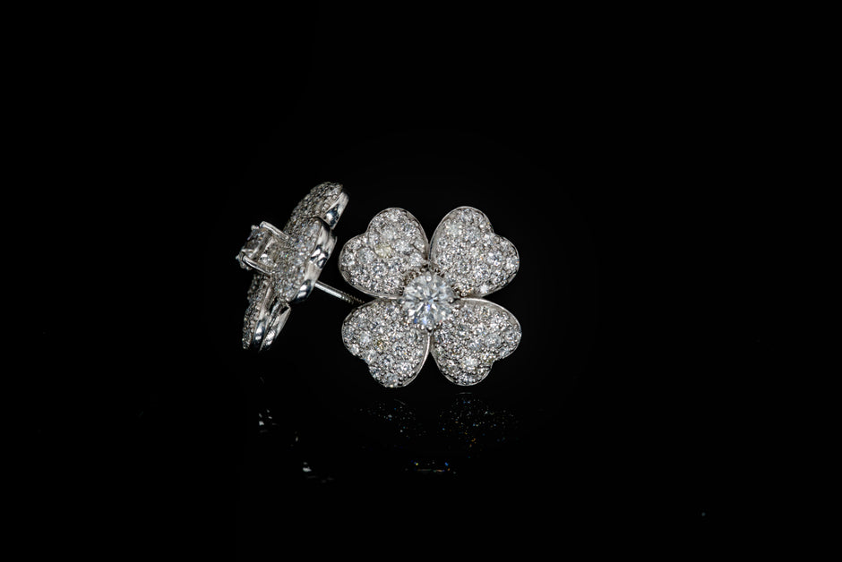 Flower Clover Earrings
