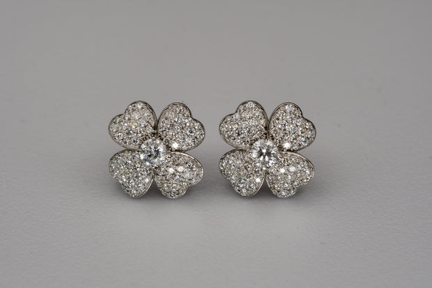 Flower Clover Earrings