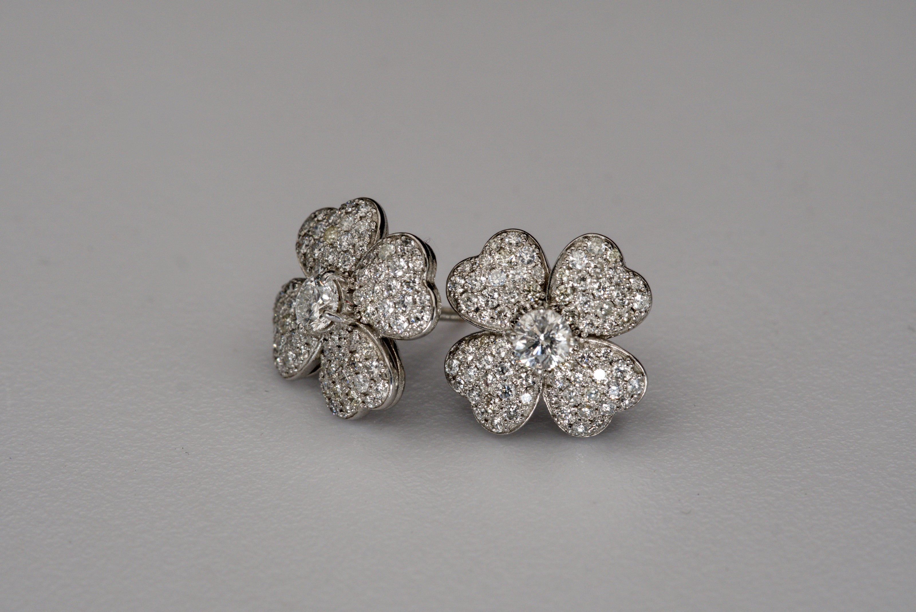 Flower Clover Earrings
