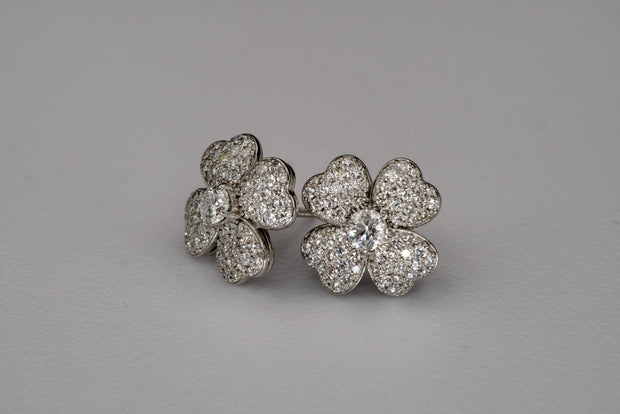 Flower Clover Earrings