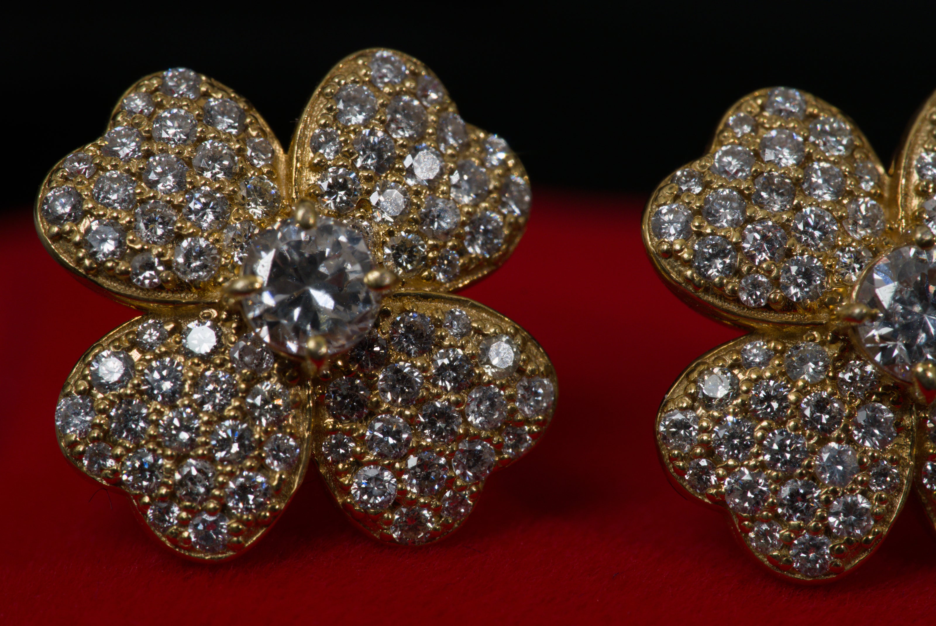 Flower Clover Earrings