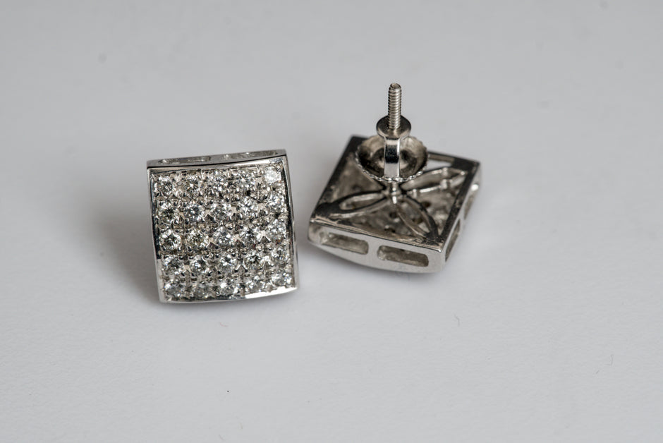 Designer Square Shaped Earrings