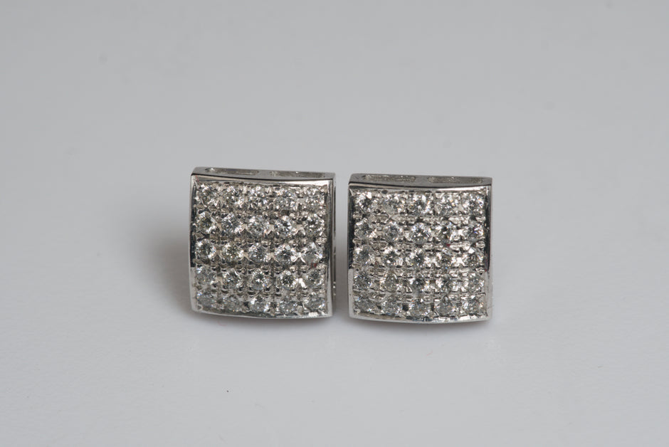 Designer Square Shaped Earrings