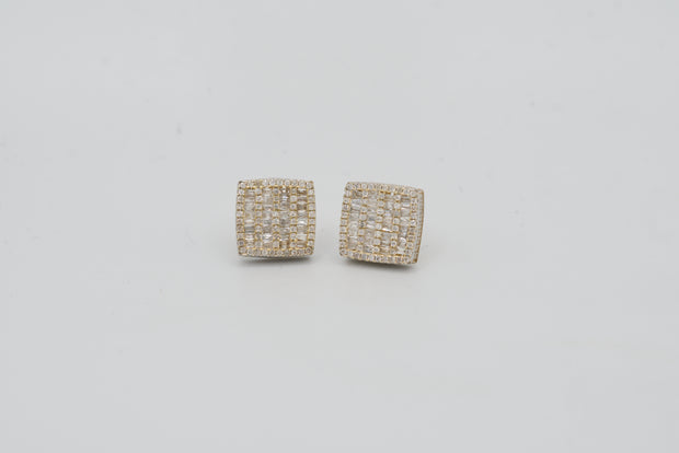 Millgrain Field Earrings