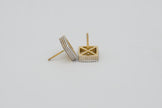 Millgrain Field Earrings