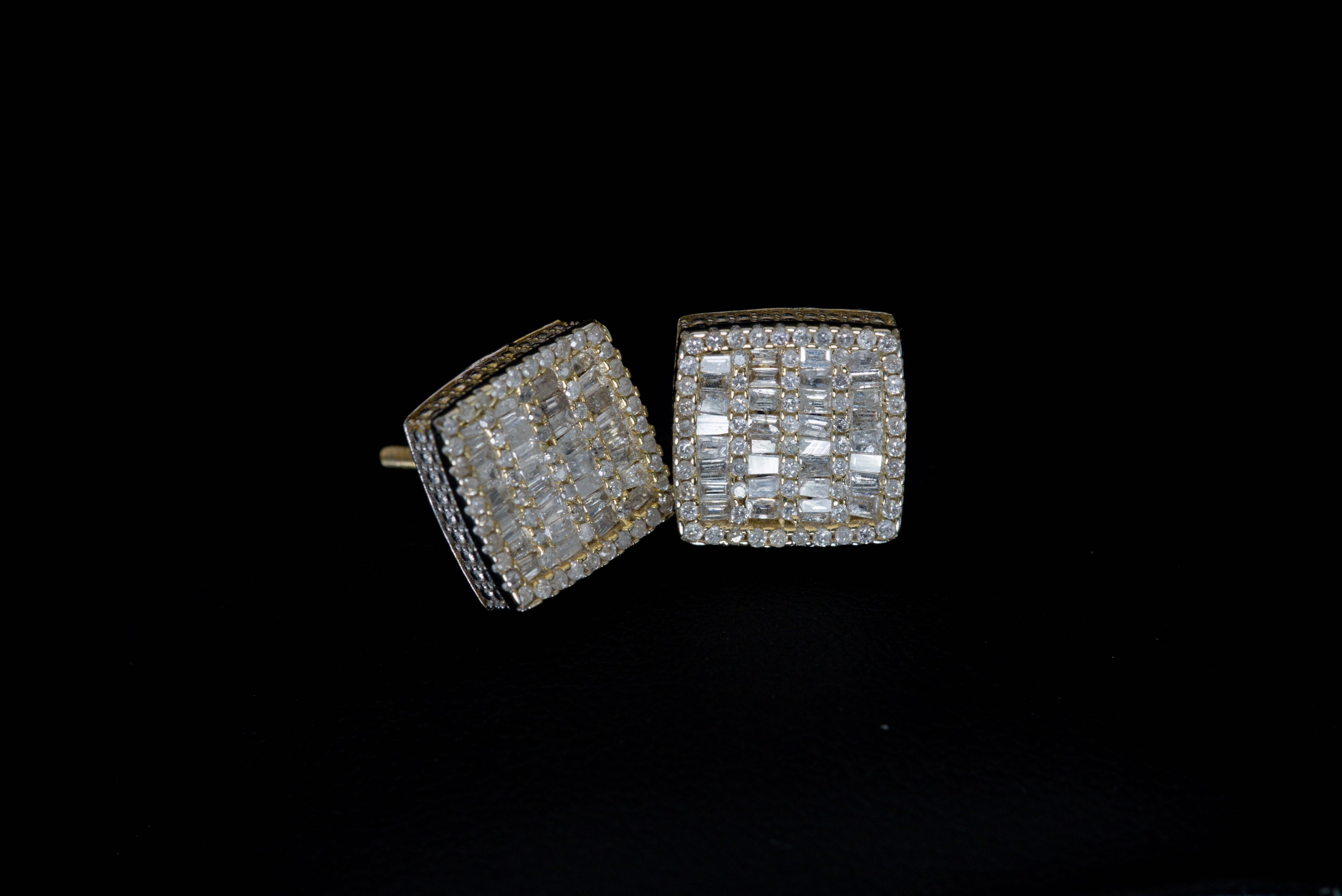 Millgrain Field Earrings