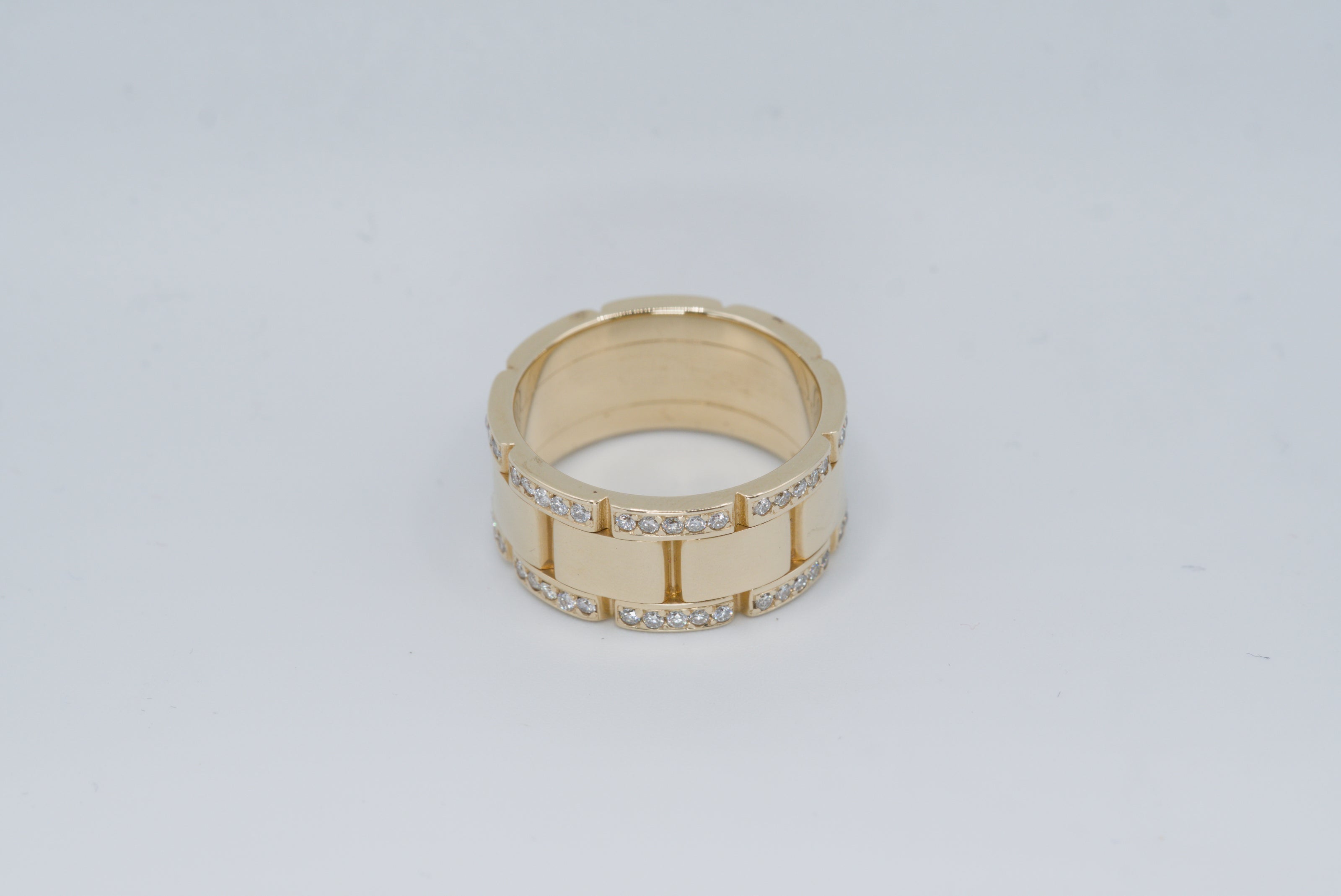 Montre-Anneau | 14k Gold Wrist Watch Ring