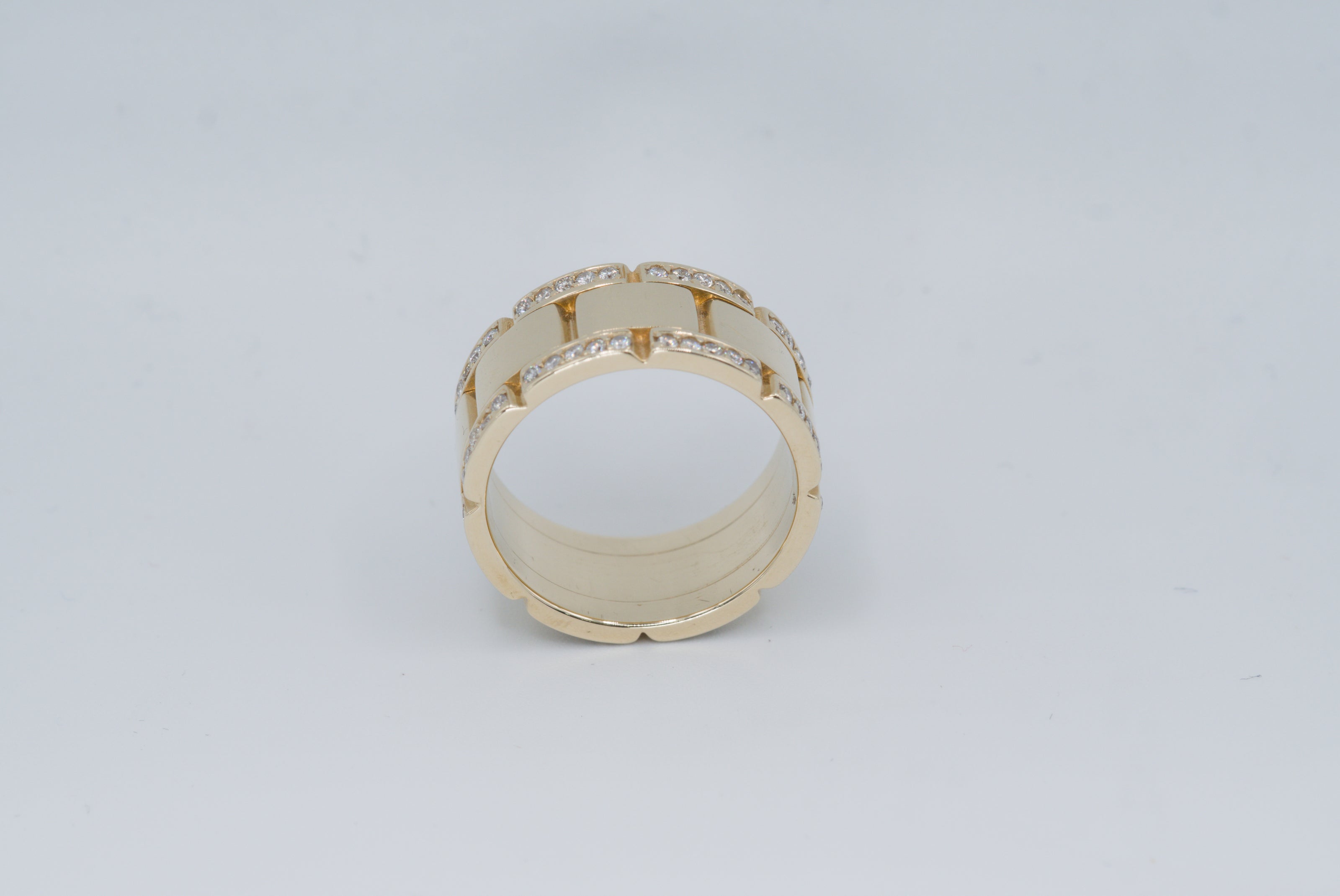 Montre-Anneau | 14k Gold Wrist Watch Ring