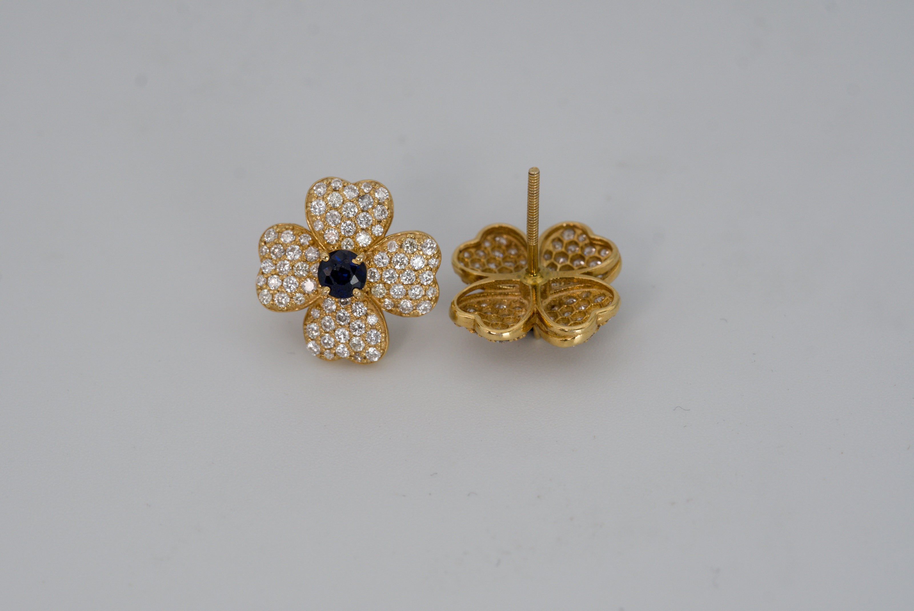 Flower Clover Earrings
